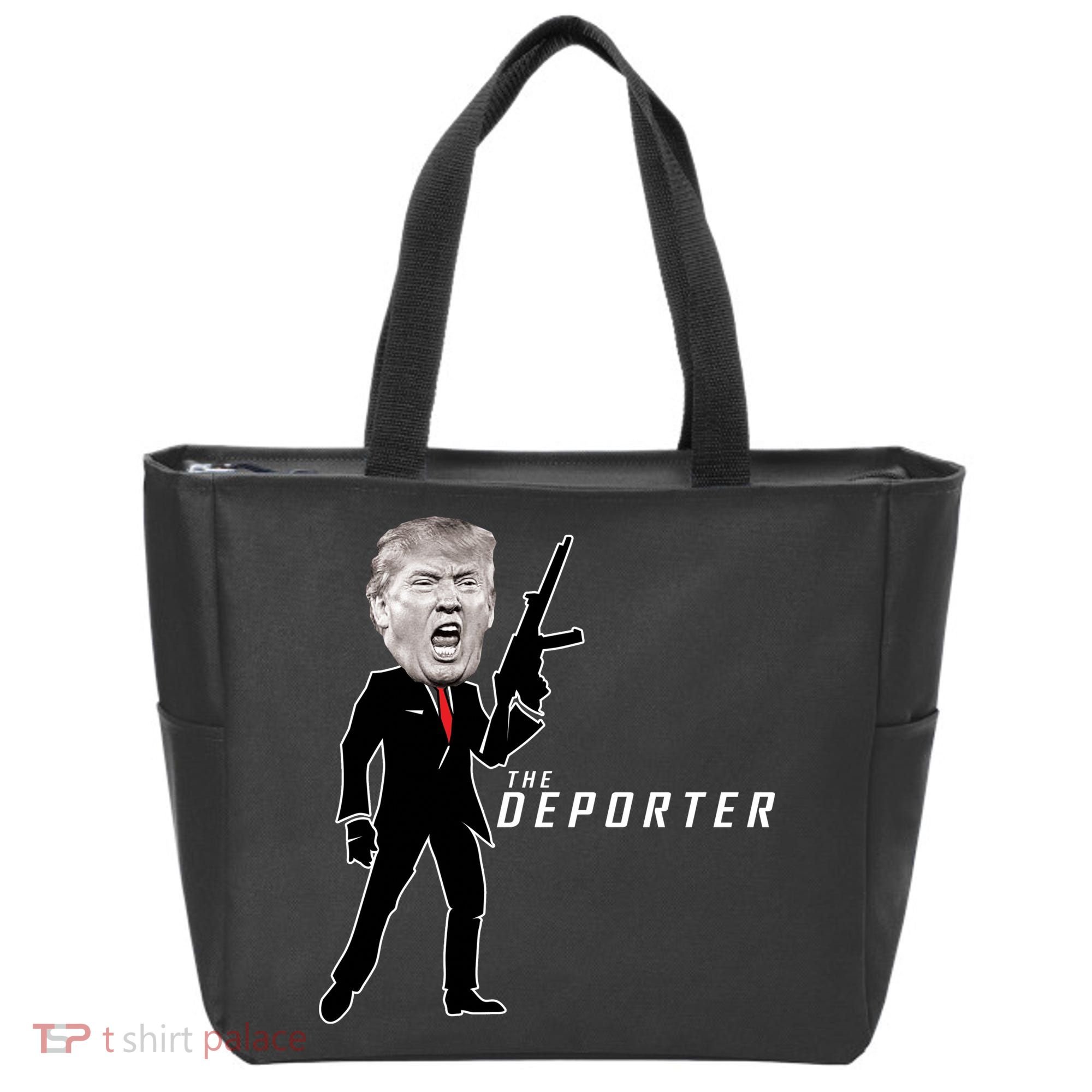 The Deporter Funny Donald Trump Tote Bag