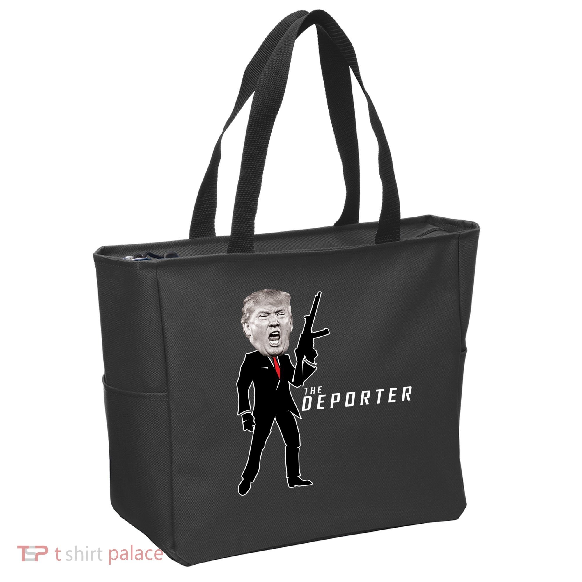 The Deporter Funny Donald Trump Tote Bag
