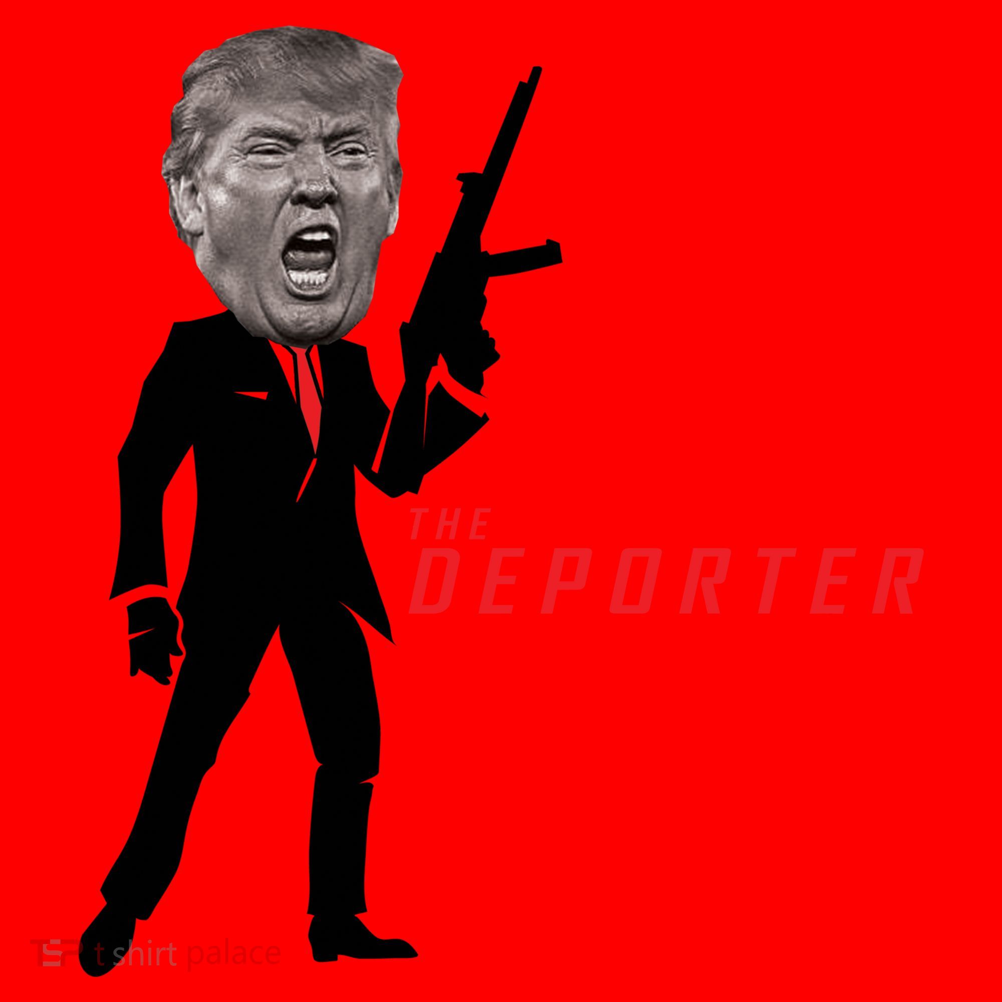 The Deporter Funny Donald Trump Santa Hat