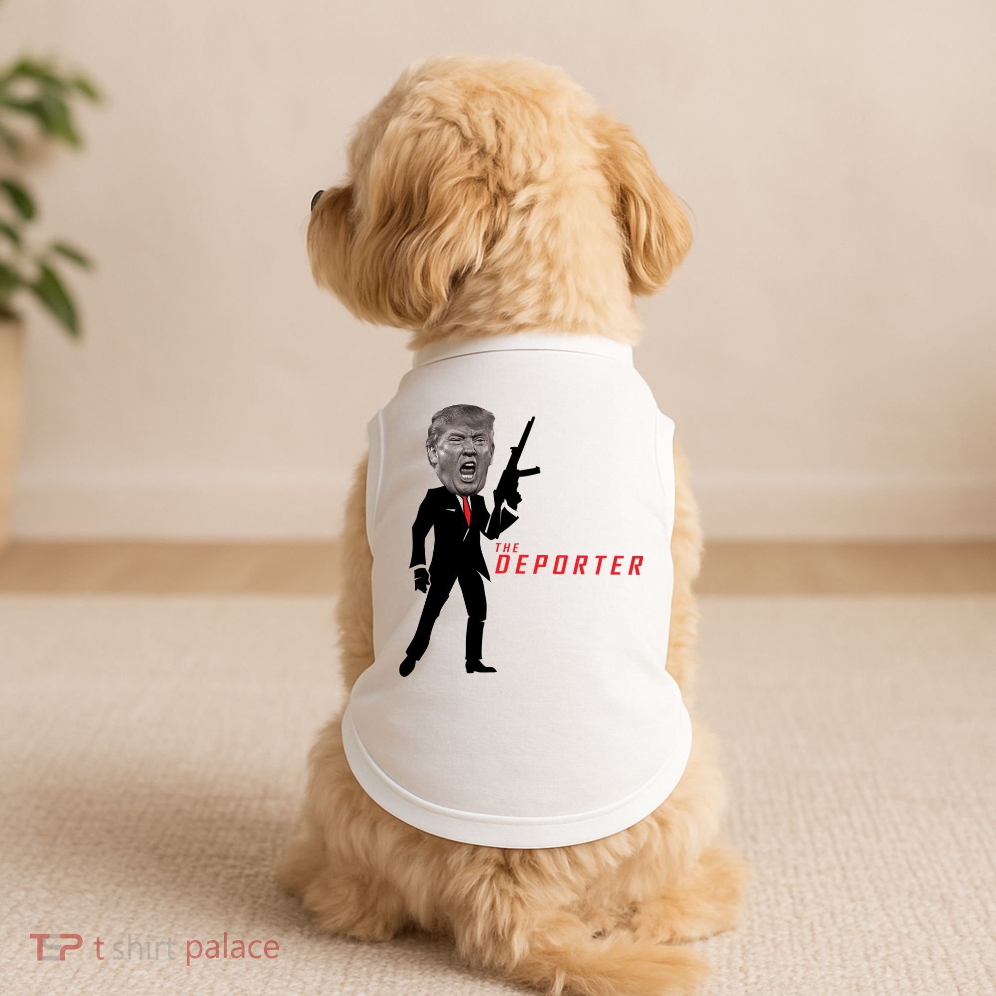The Deporter Funny Donald Trump Doggie Tank