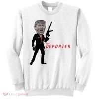 The Deporter Funny Donald Trump Sweatshirt thumb 0