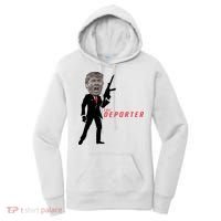The Deporter Funny Donald Trump Women's Hoodie thumb 0