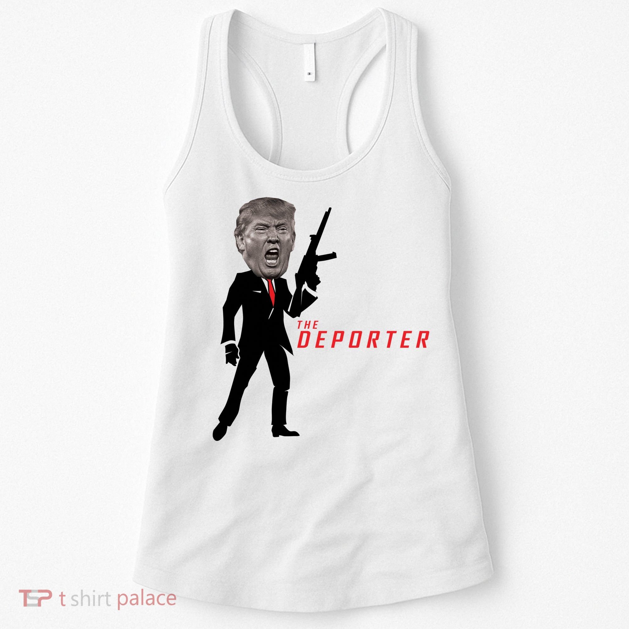 The Deporter Funny Donald Trump Women's Tank Top