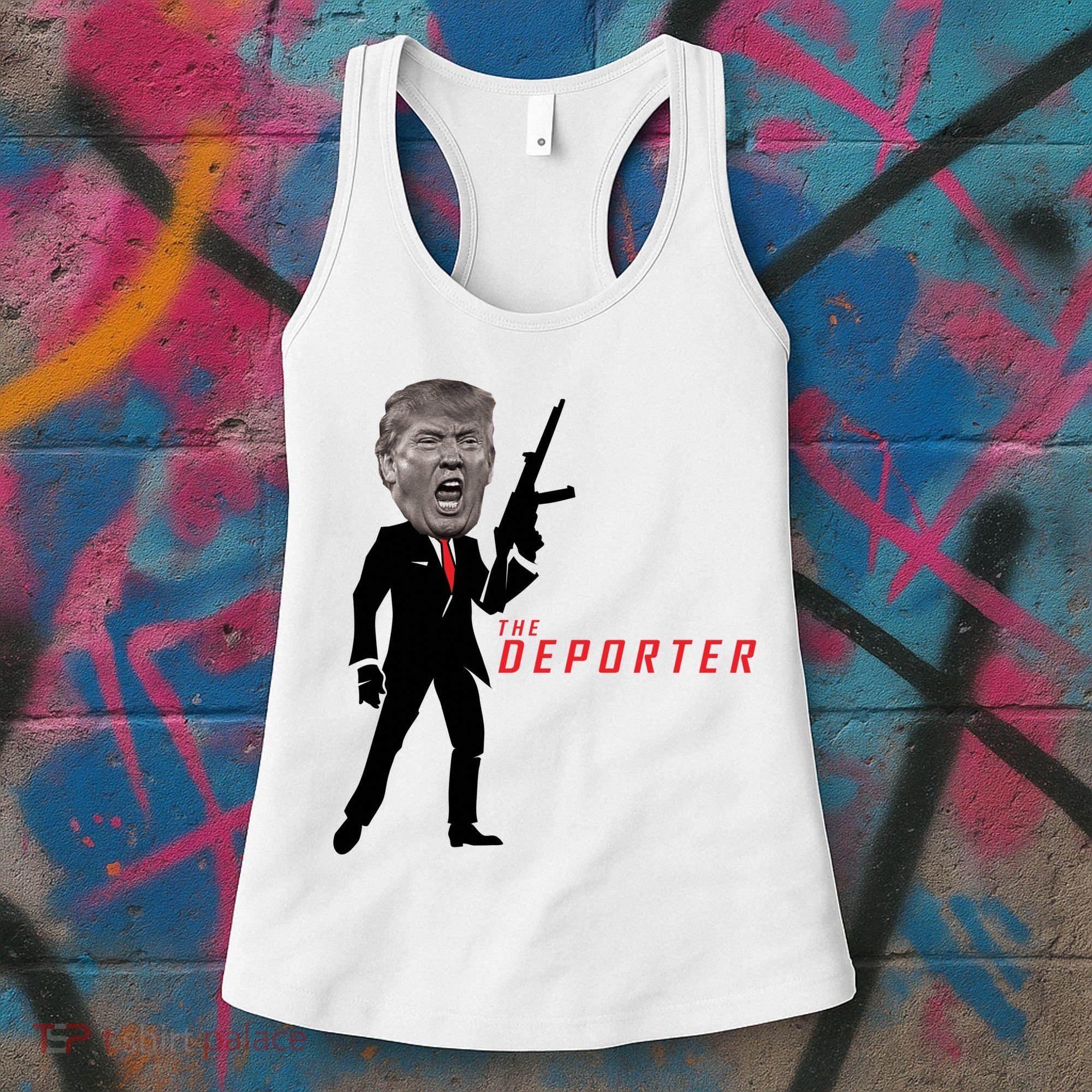 The Deporter Funny Donald Trump Women's Tank Top