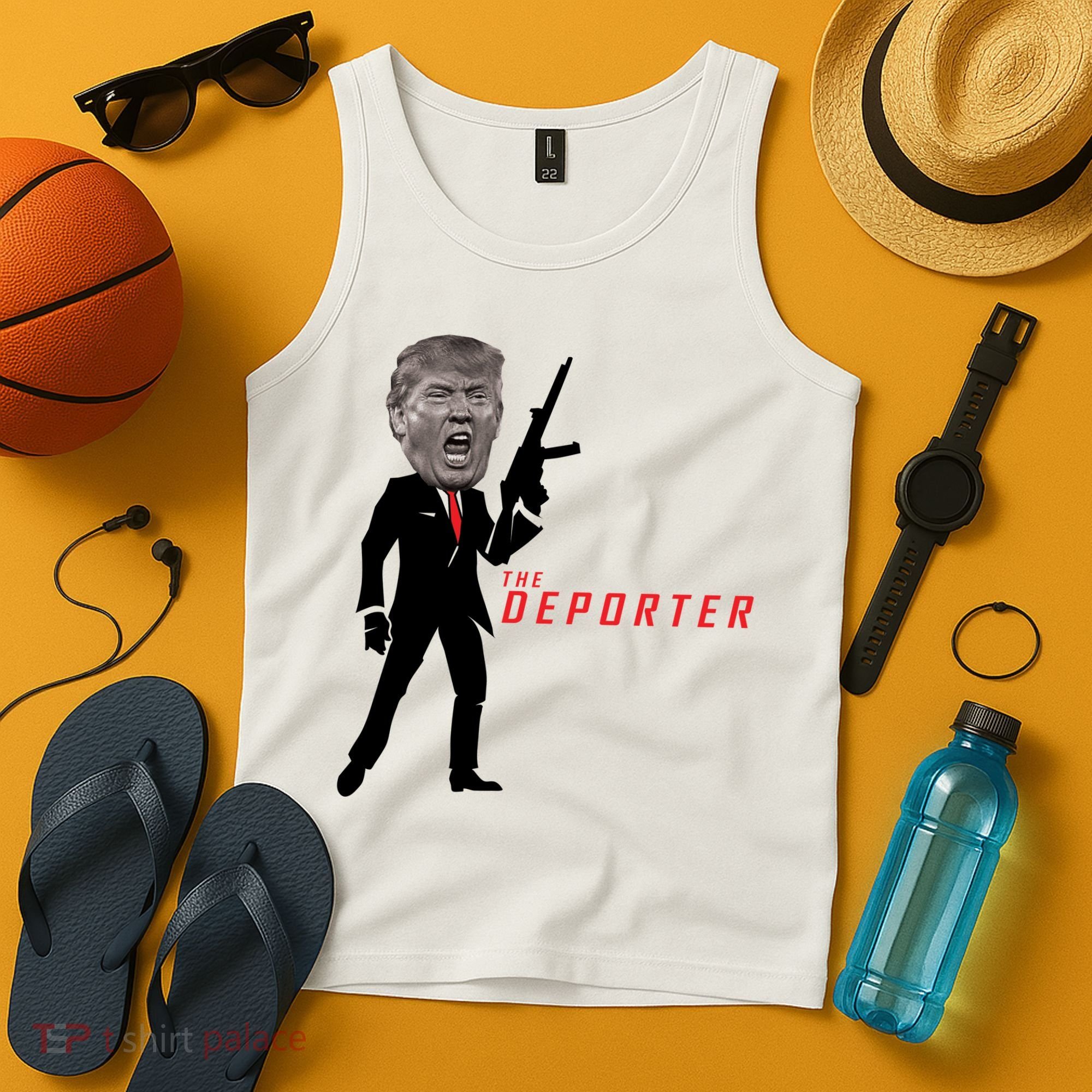 The Deporter Funny Donald Trump Tank Top