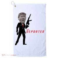 The Deporter Funny Donald Trump Golf Towel thumb 0