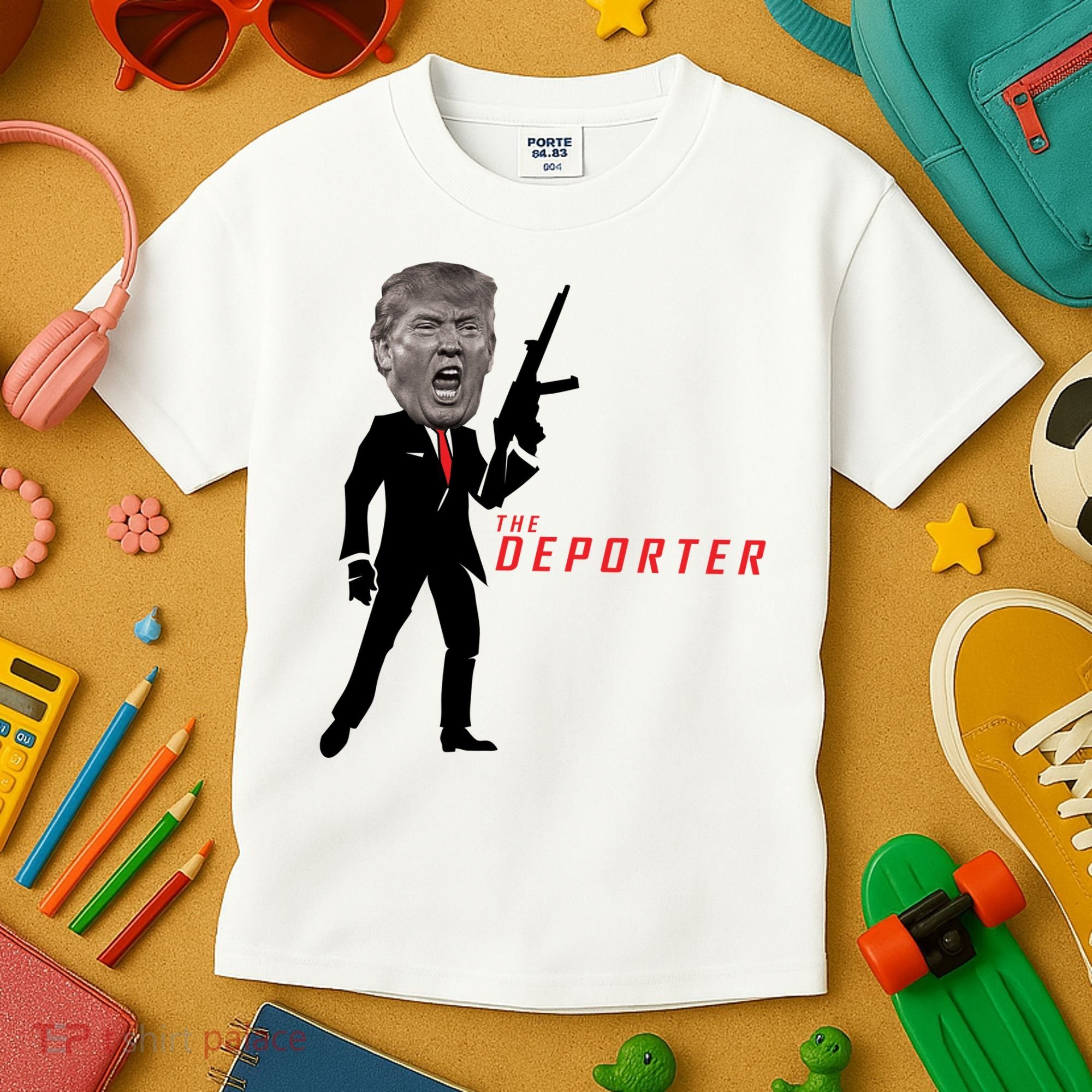 The Deporter Funny Donald Trump Kids T-Shirt