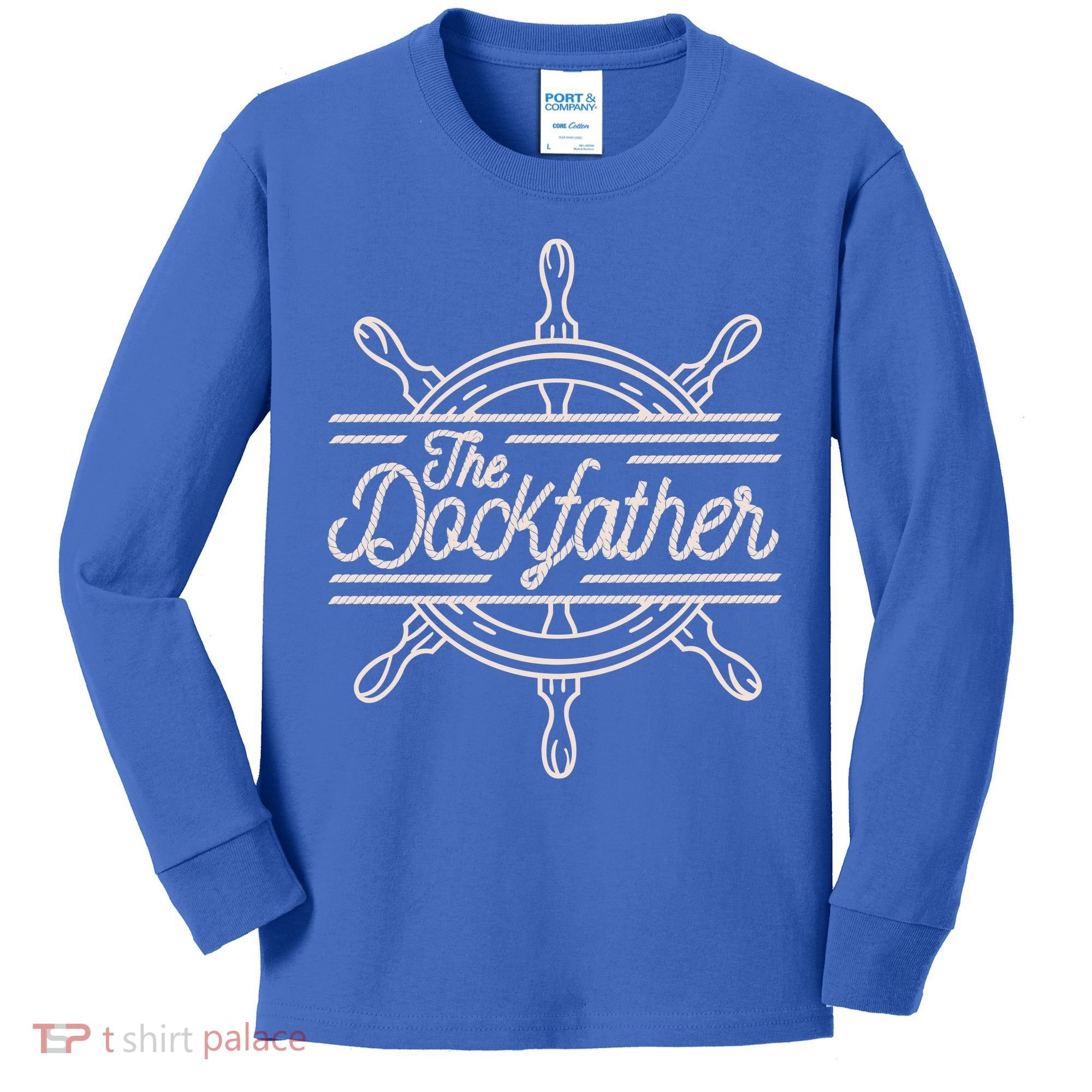 The Dockfather Funny Kids Long Sleeve Shirt