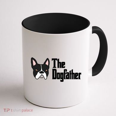 The Dog Father Boston Terrier Coffee Mug back