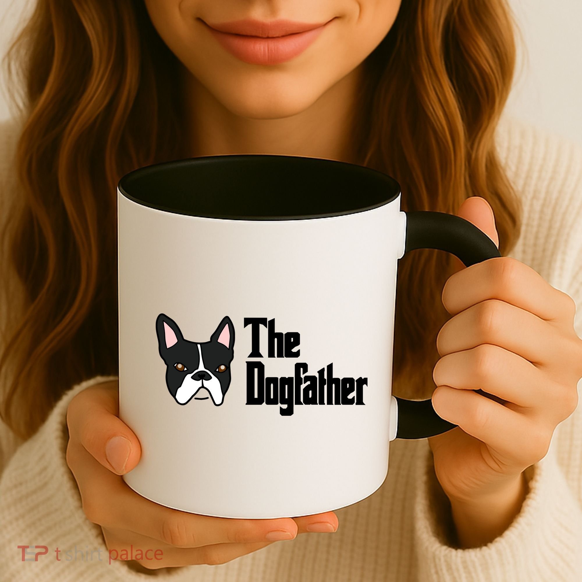 The Dog Father Boston Terrier Coffee Mug
