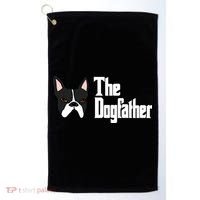 The Dog Father Boston Terrier Golf Towel thumb 0