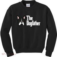 The Dog Father Boston Terrier Kids Sweatshirt thumb 0