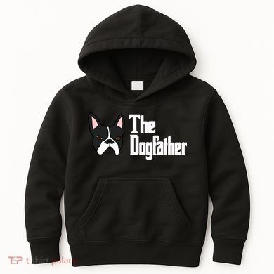 The Dog Father Boston Terrier Kids Hoodie