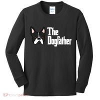 The Dog Father Boston Terrier Kids Long Sleeve Shirt thumb 0