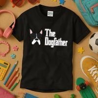 The Dog Father Boston Terrier Kids T-Shirt thumb 3