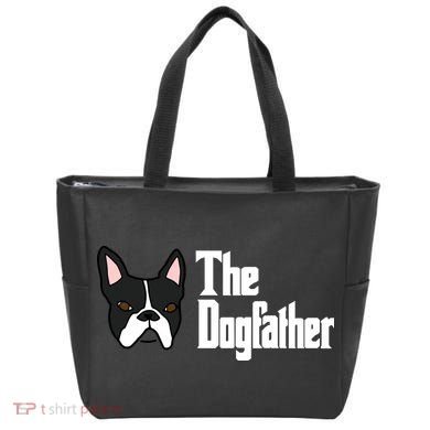The Dog Father Boston Terrier Tote Bag