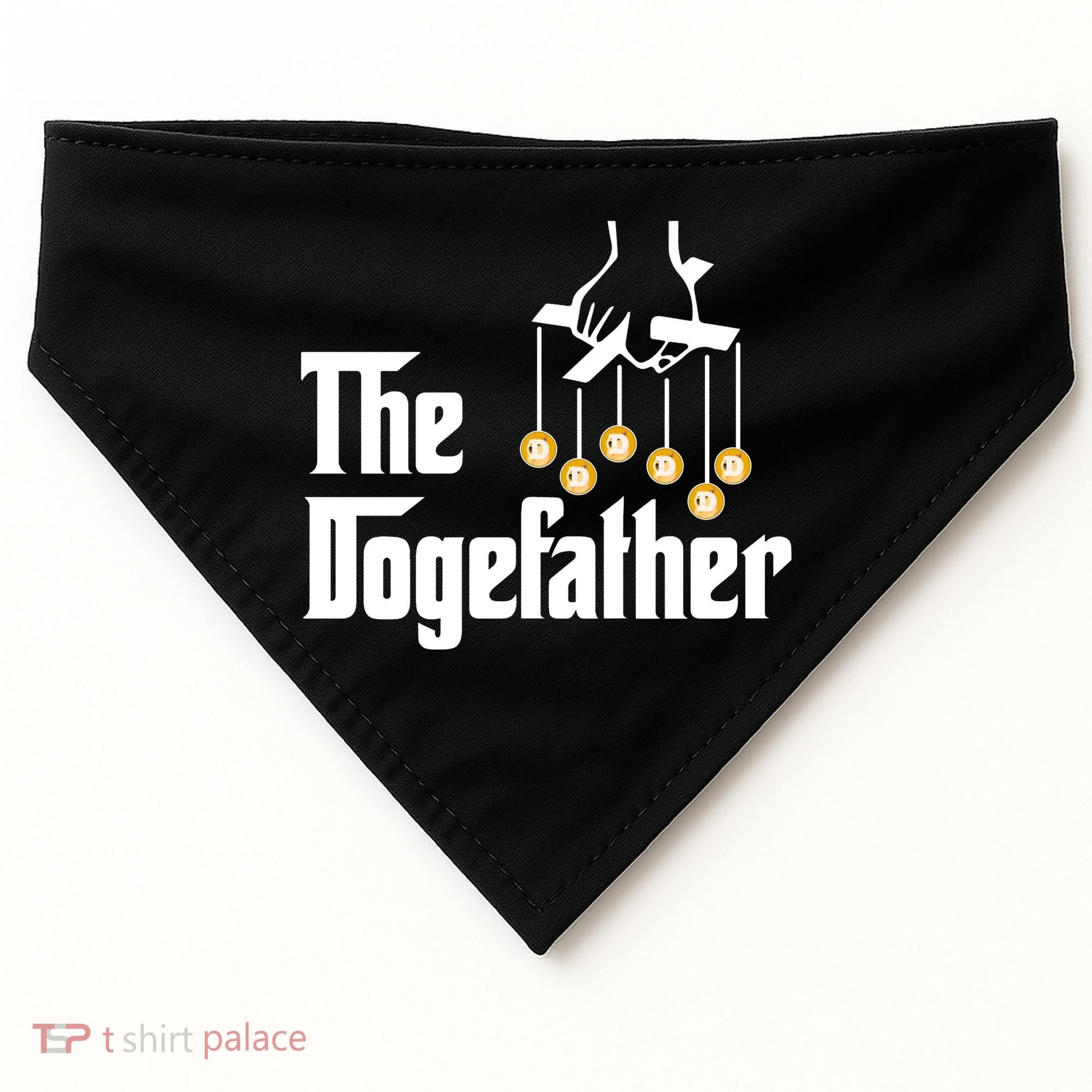 The Dogefather USA-Made Doggie Bandana