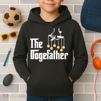 The Dogefather Kids Hoodie thumb 2