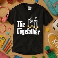 The Dogefather Kids T-Shirt thumb 3