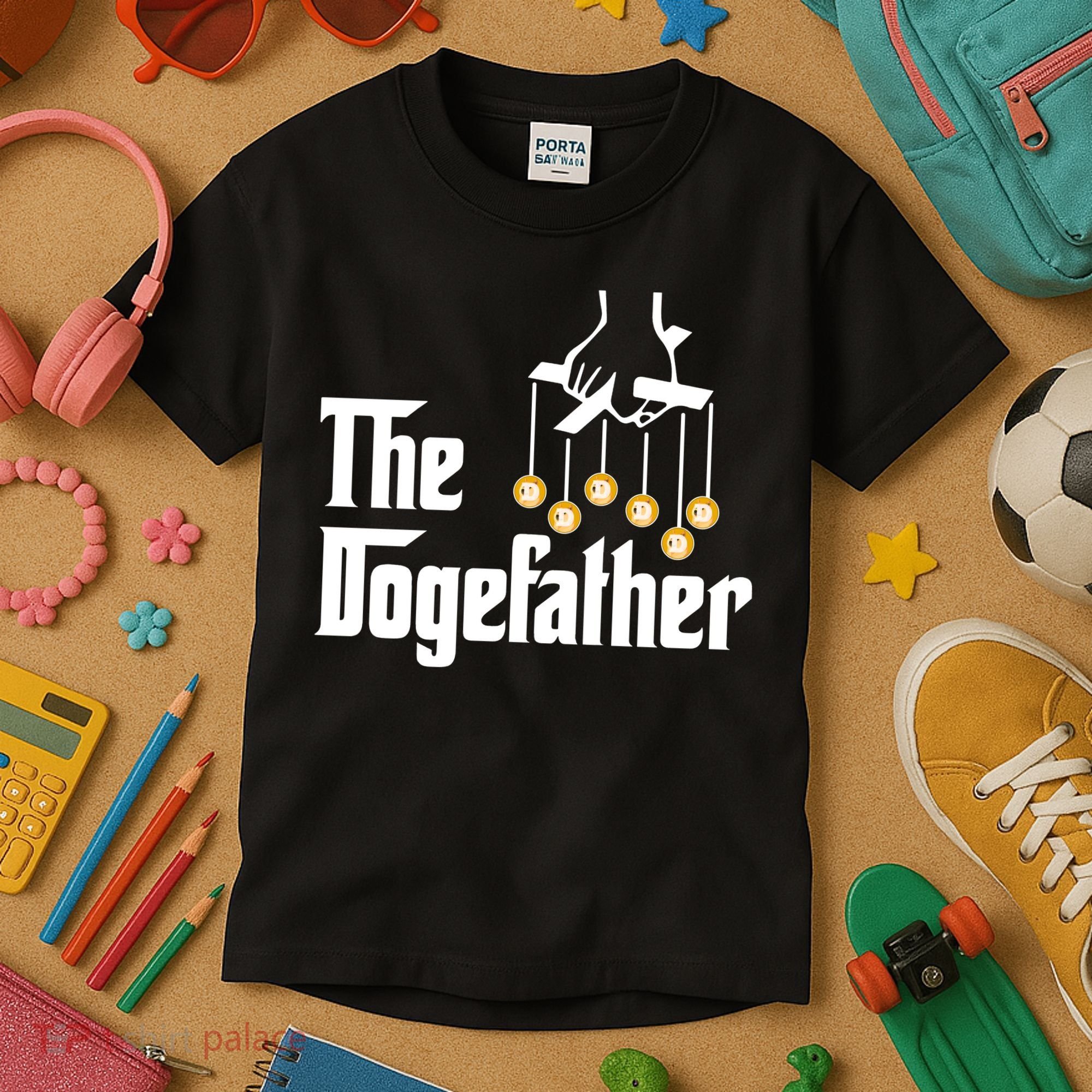 The Dogefather Kids T-Shirt