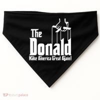 The Donald Make America Great Again! President Trump Spoof USA-Made Doggie Bandana thumb 0