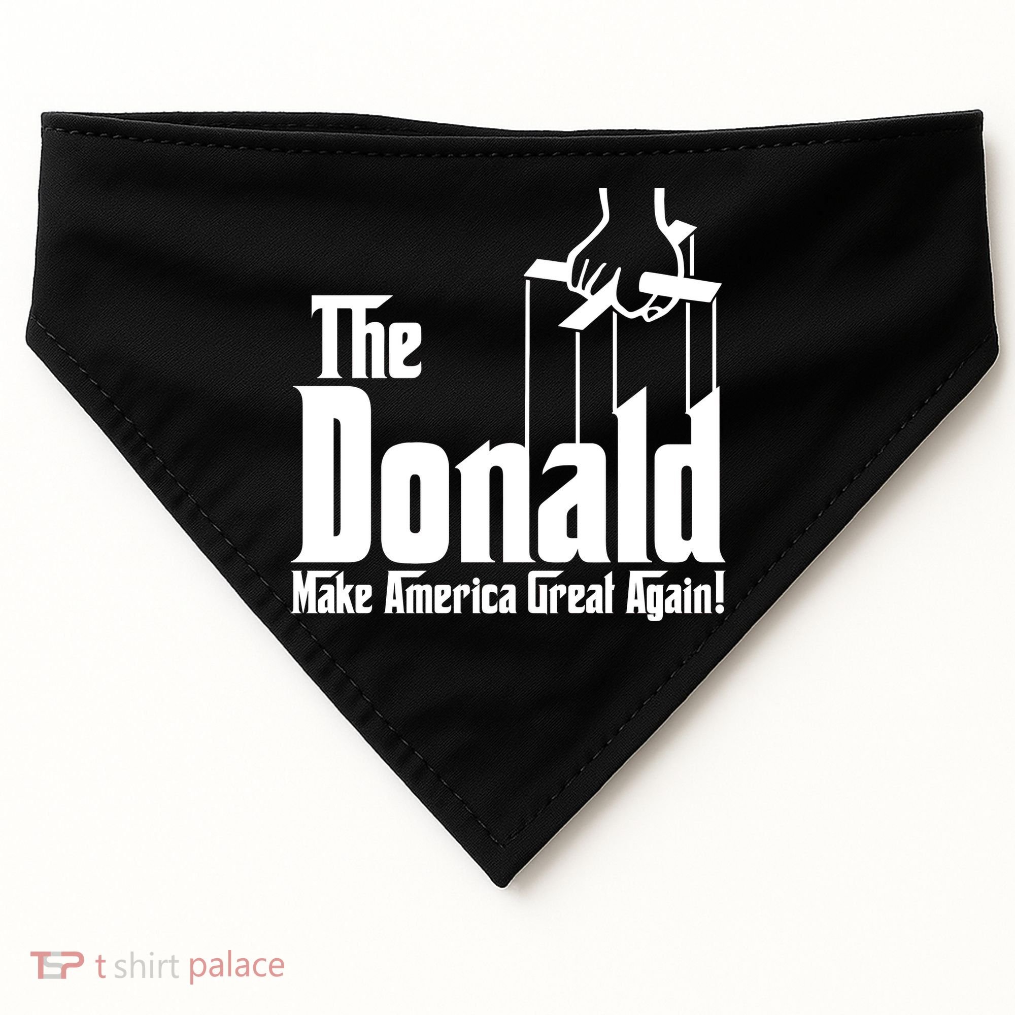 The Donald Make America Great Again! President Trump Spoof USA-Made Doggie Bandana
