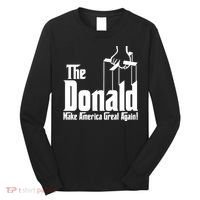 The Donald Make America Great Again! President Trump Spoof Long Sleeve Shirt thumb 0