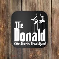 The Donald Make America Great Again! President Trump Spoof Coaster thumb 0