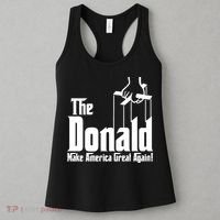 The Donald Make America Great Again! President Trump Spoof Women's Tank Top thumb 3