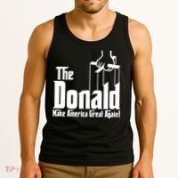 The Donald Make America Great Again! President Trump Spoof Tank Top thumb 3