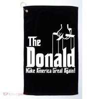 The Donald Make America Great Again! President Trump Spoof Golf Towel thumb 0