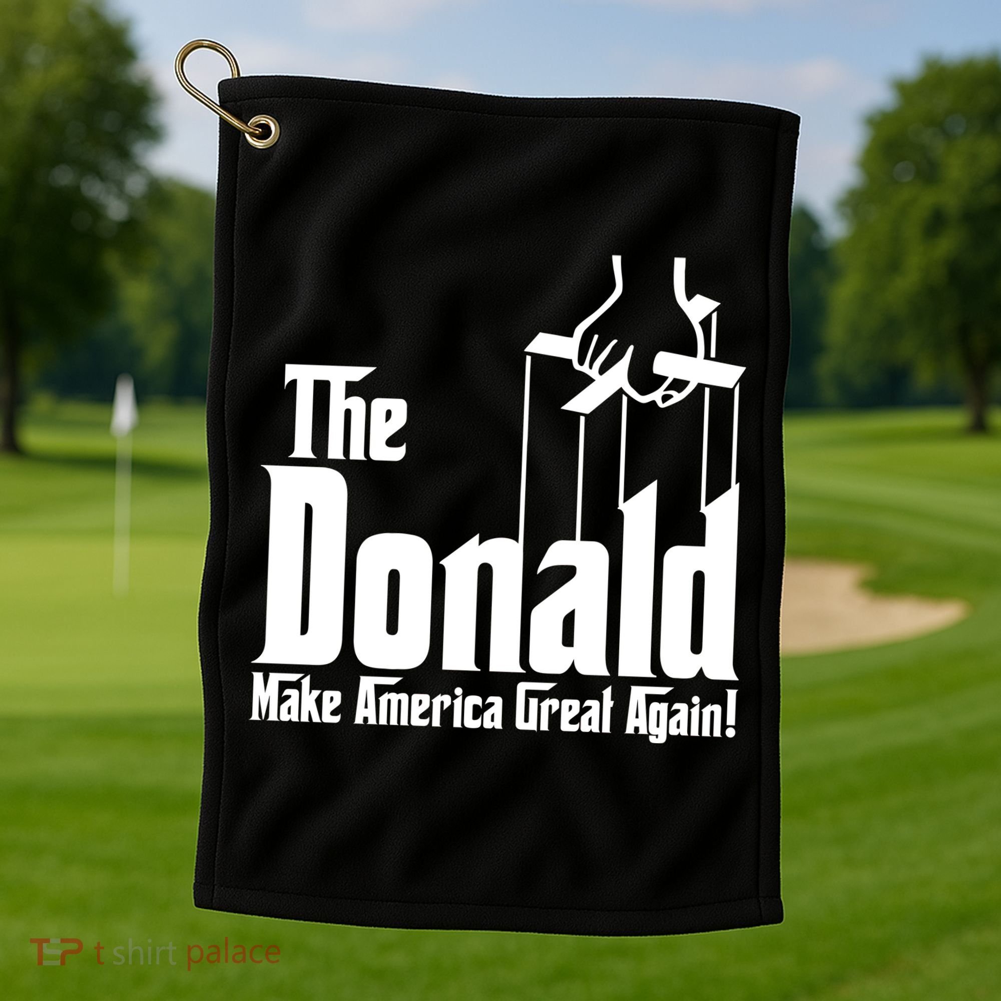 The Donald Make America Great Again! President Trump Spoof Golf Towel