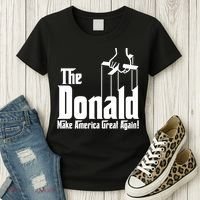 The Donald Make America Great Again! President Trump Spoof Women's T-Shirt thumb 3