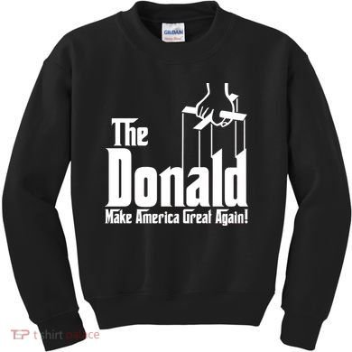 The Donald Make America Great Again! President Trump Spoof Kids Sweatshirt