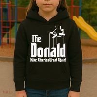 The Donald Make America Great Again! President Trump Spoof Kids Hoodie thumb 3