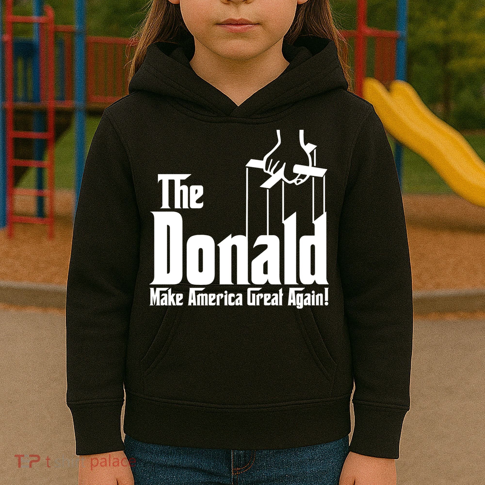 The Donald Make America Great Again! President Trump Spoof Kids Hoodie