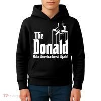 The Donald Make America Great Again! President Trump Spoof Kids Hoodie thumb 4