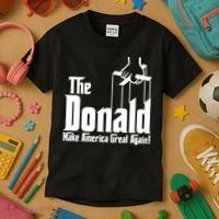 The Donald Make America Great Again! President Trump Spoof Kids T-Shirt thumb 3