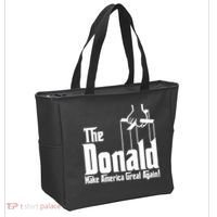The Donald Make America Great Again! President Trump Spoof Tote Bag thumb 2