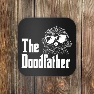 The Doodfather Doodle Dad Coaster