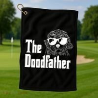 The Doodfather Doodle Dad Golf Towel thumb 1