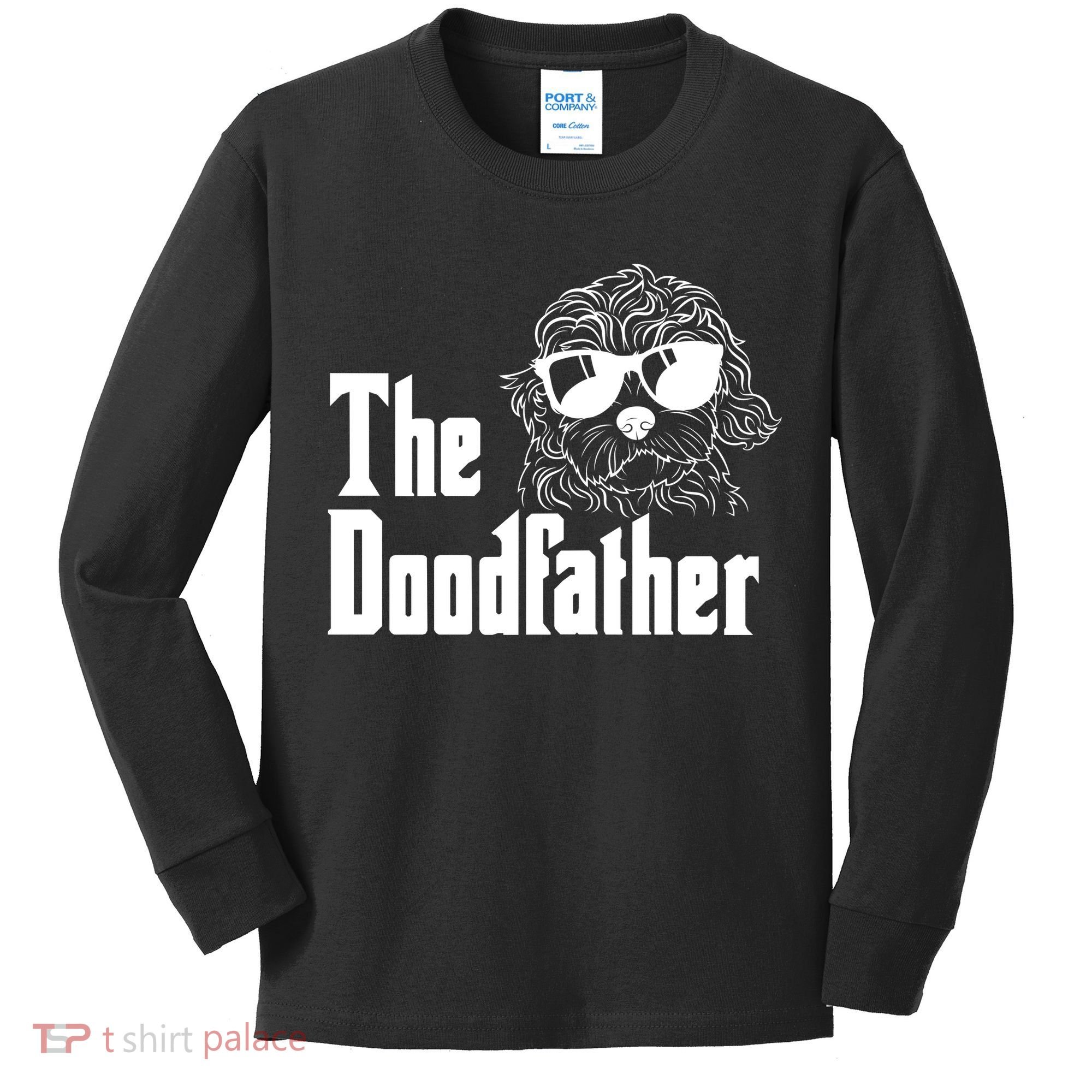 The Doodfather Doodle Dad Kids Long Sleeve Shirt