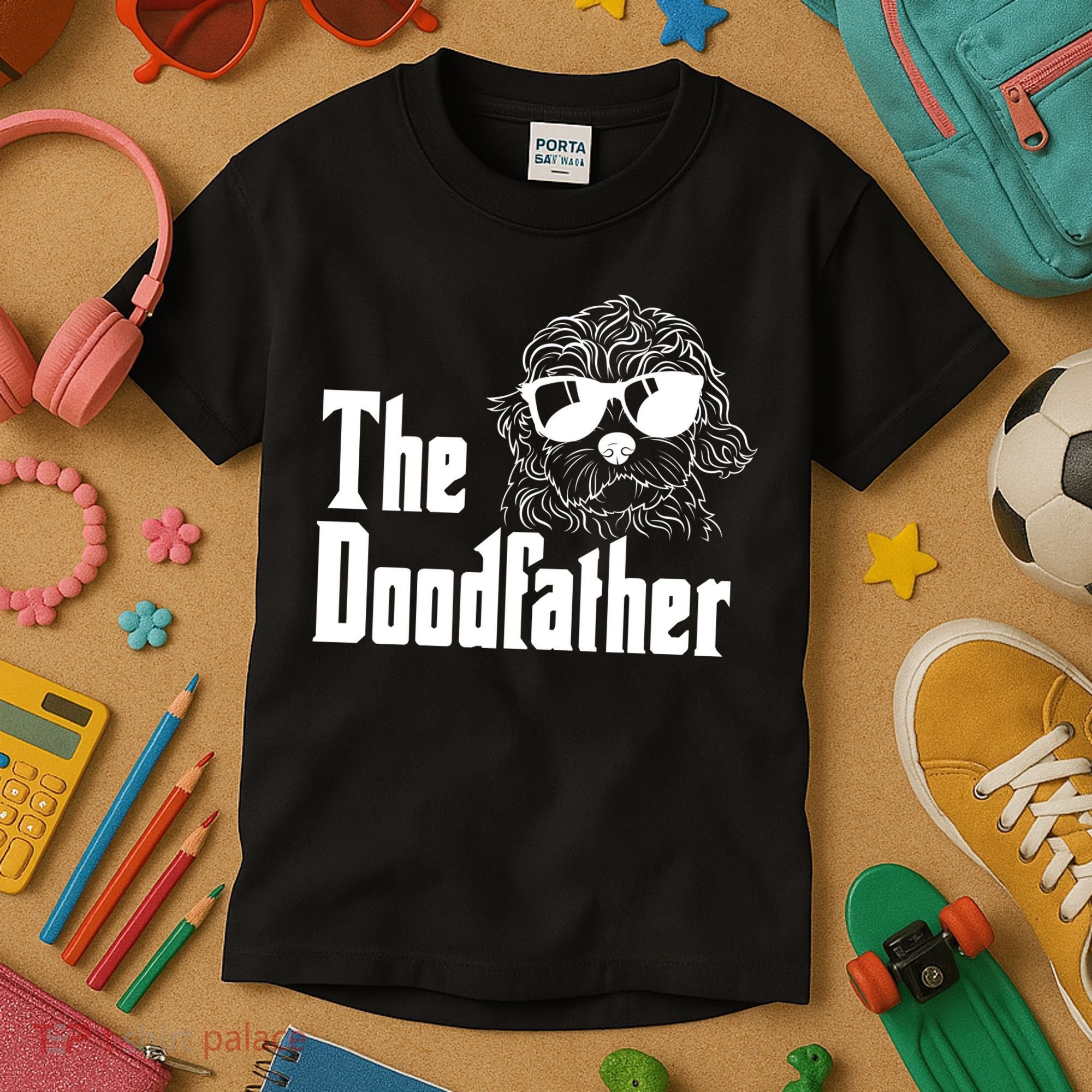 The Doodfather Doodle Dad Kids T-Shirt