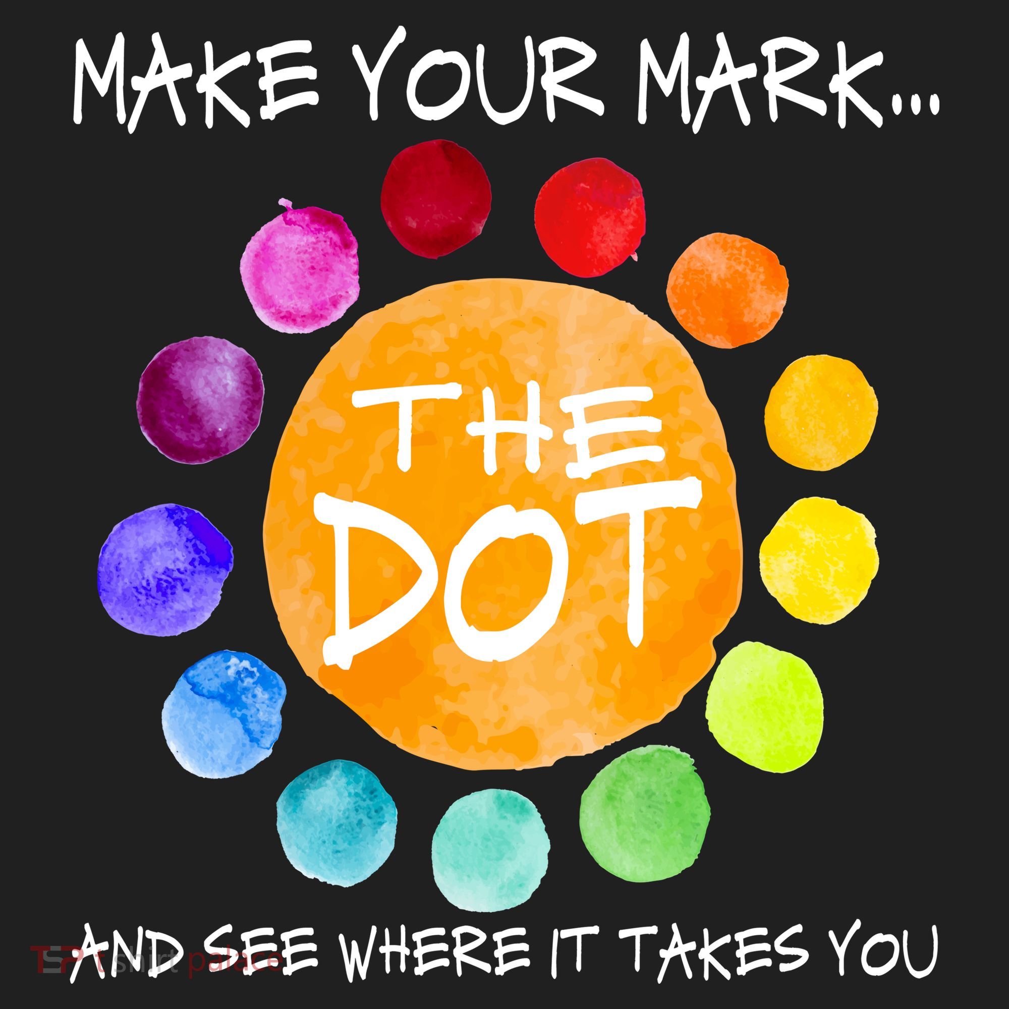 The Dot - Make Your Mark  Golf Towel
