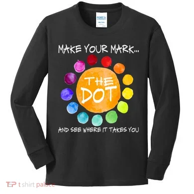 The Dot - Make Your Mark Kids Long Sleeve Shirt