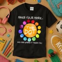 The Dot - Make Your Mark  Kids T-Shirt thumb 3