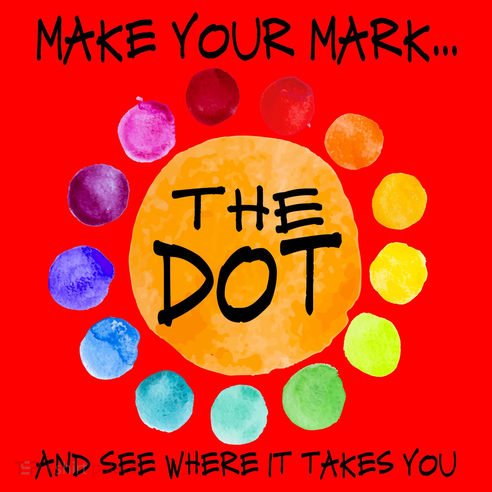 The Dot - Make Your Mark  Santa Hat