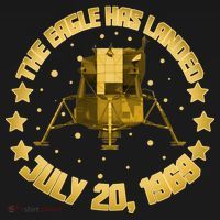 The Eagle Has Landed July 20 1969 USA-Made Doggie Bandana thumb 2
