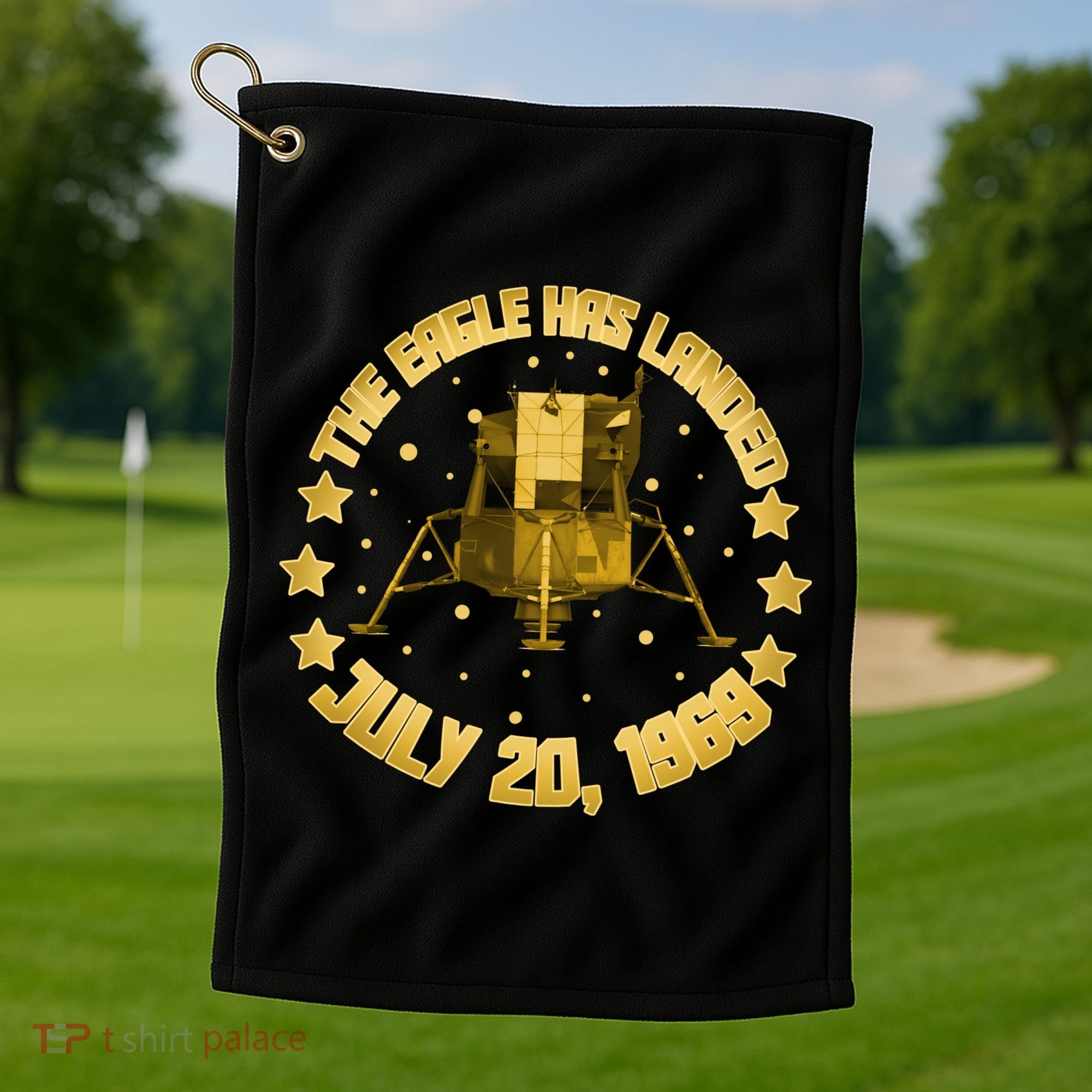 The Eagle Has Landed July 20 1969 Golf Towel