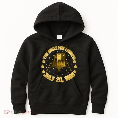 The Eagle Has Landed July 20 1969 Kids Hoodie